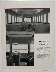 1925-1928 REO 6 Cylinder Bus Chassis Sales Folder