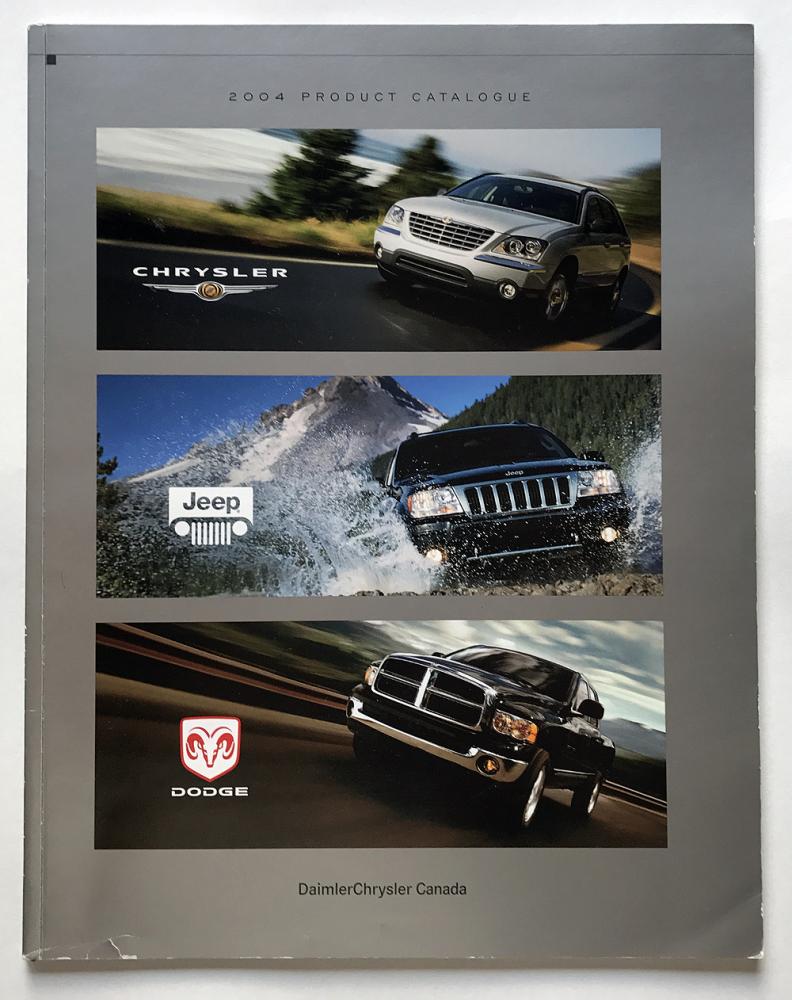 2004 Chrysler Jeep Dodge Canadian Product Catalog