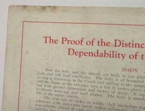 1927-1928 Royal Motor Coach Decided Advance Motorized Transport Sales Brochure