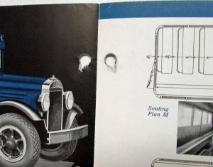 1939 Springfield Series 100 & 200 School Bus Bodies Sales Folder Mailer