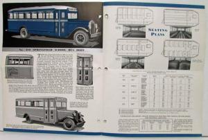 1939 Springfield Series 100 & 200 School Bus Bodies Sales Folder Mailer