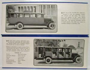 1926 Stewart 18 Passenger Sedan Sales Folder Mailer