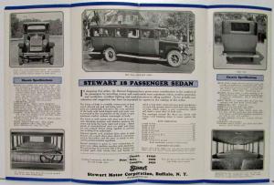 1926 Stewart 18 Passenger Sedan Sales Folder Mailer