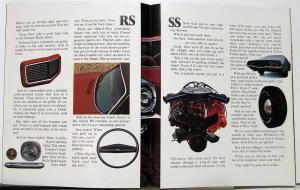 1971 Chevrolet Camaro Sport Coupe RS SS Z28 Color Sales Brochure Original