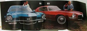 1971 Chevrolet Camaro Sport Coupe RS SS Z28 Color Sales Brochure Original