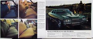 1971 Chevrolet Caprice Impala Bel Air Color Sales Brochure Original