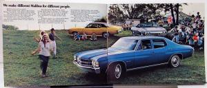 1971 Chevrolet Chevelle SS Malibu Color Sales Brochure Original