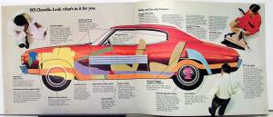 1971 Chevrolet Chevelle SS Malibu Color Sales Brochure Original