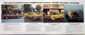 1971 Chevrolet Summer Catalog Color Sales Brochure Mailer Original
