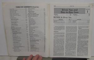 1972 Ford Passenger Car Owner Maintenance & Light Repair Manual Mustang Torino