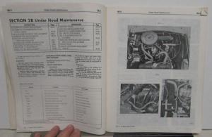 1972 Ford Passenger Car Owner Maintenance & Light Repair Manual Mustang Torino