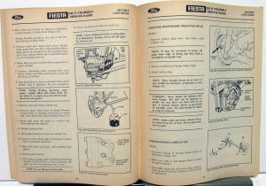 1978 Ford Fiesta Owner Maintenance & Light Repair Manual Service Factory Orig