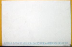 1972 Chevrolet Impala & Custom Coupe Sales Folder Color Original