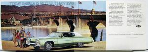 1972 Chevrolet Impala & Custom Coupe Sales Folder Color Original