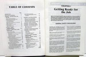 1980 Ford/Mercury Passenger Car Owner Maintenance Light Repair Manual Service