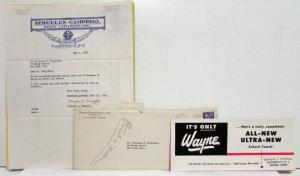 1950 Wayne Ultra-New Deluxe School Bus Coach Sales Brochure with Extras