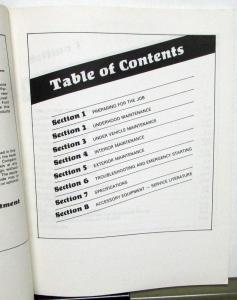 1984 Ford Mustang Capri LTD Marquis Owner Maintenance Light Repair Manual