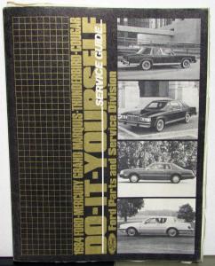 1984 Ford Mercury Gr Marquis T-Bird Cougar Owner Maintenance Light Repair Manual