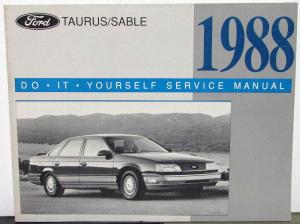 1988 Ford Taurus Sable Owner Maintenance Light Repair Manual Service