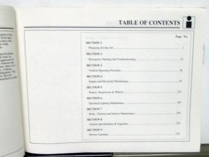1988 Ford Mercury Tracer Owner Maintenance Light Repair Manual Do It Yourself