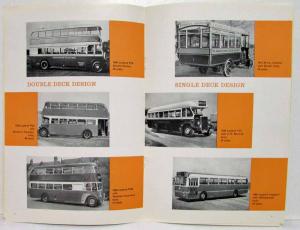 1902-1962 Yorkshire Traction Co LTD Diamond Jubilee History Brochure - England