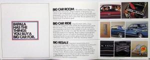 1973 Chevrolet Impala Color Sales Folder Original