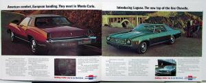 1973 Chevy Full Line Car Nova Corvette Suburban Blazer El Camino Sale Brochure