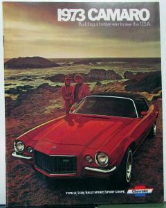1973 Chevrolet Camaro Type LT Z28 Rally Sport Sport Coupe Sales Brochure Orig
