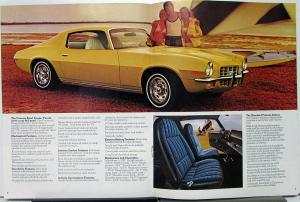 1973 Chevrolet Camaro Type LT Z28 Rally Sport Sport Coupe Sales Brochure Orig