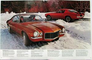 1973 Chevrolet Camaro Type LT Z28 Rally Sport Sport Coupe Sales Brochure Orig