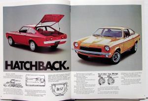 1973 Chevrolet Vega Notchback Hatchback Kammback LX GT Wagon Sales Brochure