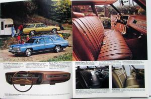 1973 Chevrolet Wagons Chevelle Vega Suburban Blazer Sportvan Sales Brochure Orig