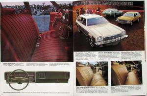 1973 Chevrolet Wagons Chevelle Vega Suburban Blazer Sportvan Sales Brochure Orig