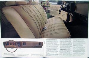 1973 Chevrolet Monte Carlo S Landau REV Sales Brochure Original Gold Car Cover