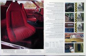 1973 Chevrolet Monte Carlo S Landau REV Sales Brochure Original Gold Car Cover