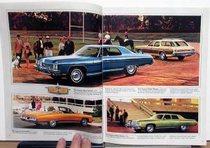 1973 Chevrolet Caprice Impala Bel Air Color Sales Brochure Original
