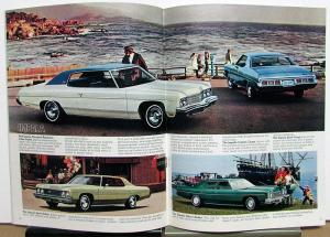 1973 Chevrolet Caprice Impala Bel Air Color Sales Brochure Original