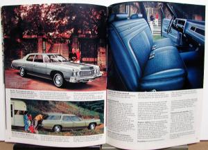 1973 Chevrolet Caprice Impala Bel Air Color Sales Brochure Original