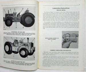 1964 Caterpillar 666 660 650 Tractors Operation & Maintenance Manual Master Copy