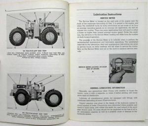 1964 Caterpillar 824 Tractor Operation & Maintenance Manual Master Copy