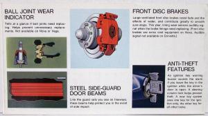 1974 Chevrolet Colors & Standard Features Sales Folder Paint Chips Original