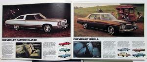 1974 Chevy Full Line Sale Brochure Monte Carlo Wagon Nova Vega Camaro Vet Trucks