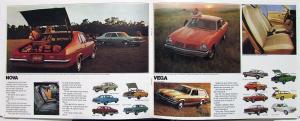 1974 Chevy Full Line Sale Brochure Monte Carlo Wagon Nova Vega Camaro Vet Trucks