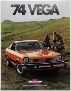 1974 Chevrolet Vega GT LX Stripes Estate Wagon Panel Express Sales Brochure Orig