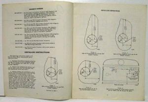 1953 International Harvester Electric Hour Meter Attachments Operators Manual