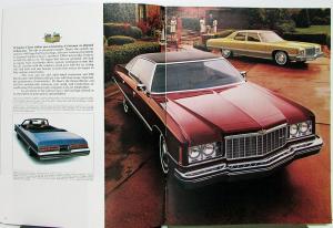 1974 Chevrolet Caprice Classic Impala Bel Air Color Sales Brochure Original