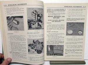 1950-52 Hudson Dealer Service Shop Manual Hydra-Matic Transmission Repair Orig