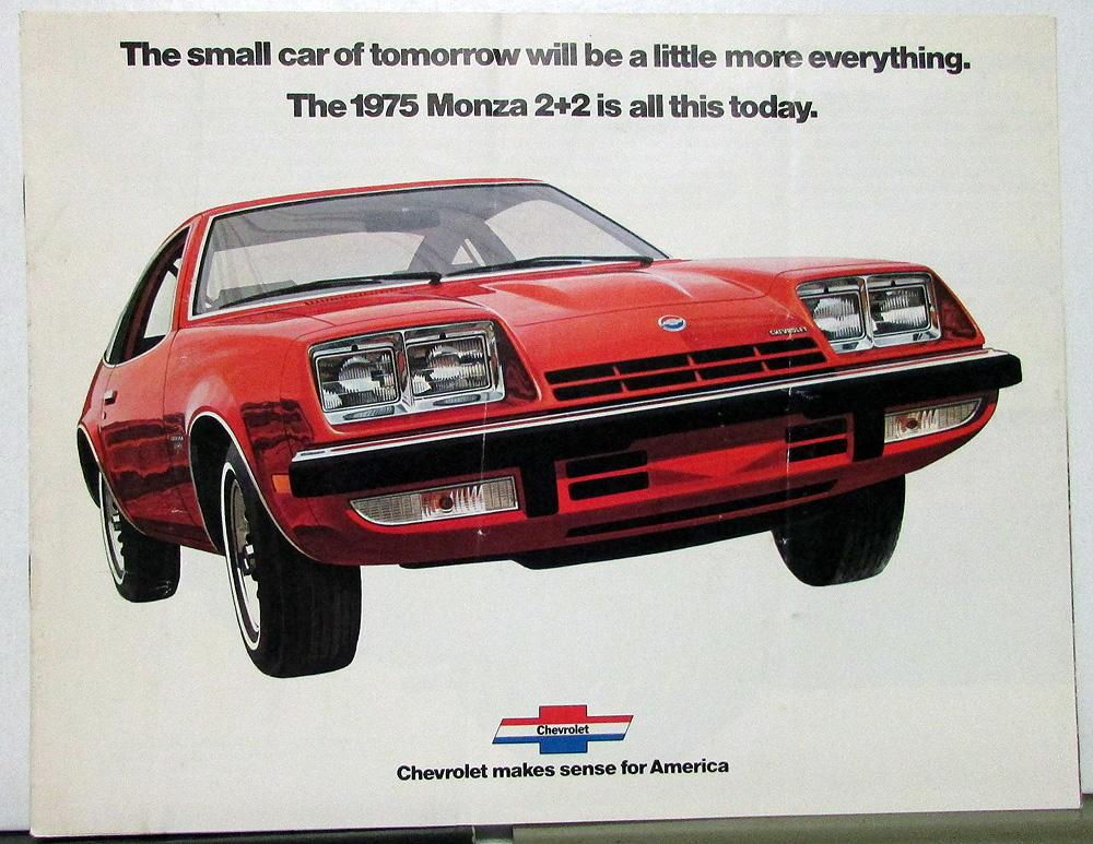 1975 Chevrolet Monza 2+2 Color Sales Brochure Original