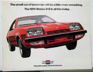 1975 Chevrolet Monza 2+2 Color Sales Brochure Original