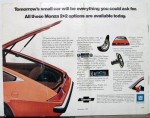 1975 Chevrolet Monza 2+2 Color Sales Brochure Original
